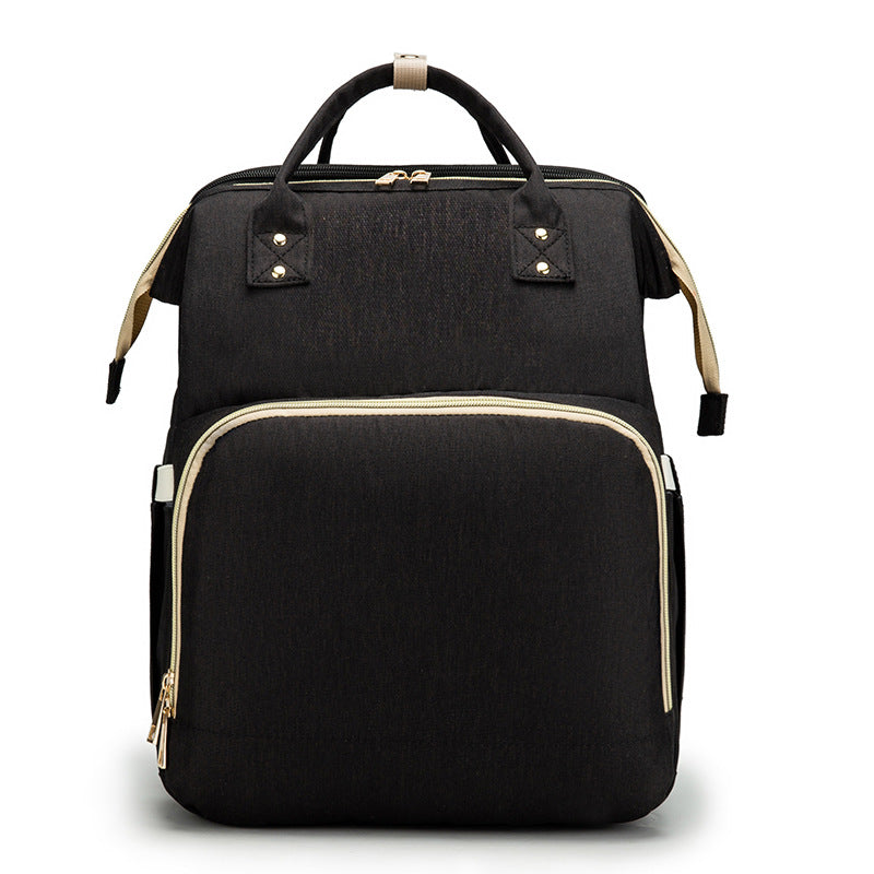 Folding Travel Bed Backpack for Mums with USB Charging
