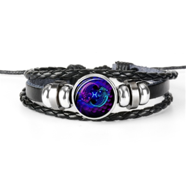 12 Zodiac Constellation Luminous Braided Bracelet for Everyone