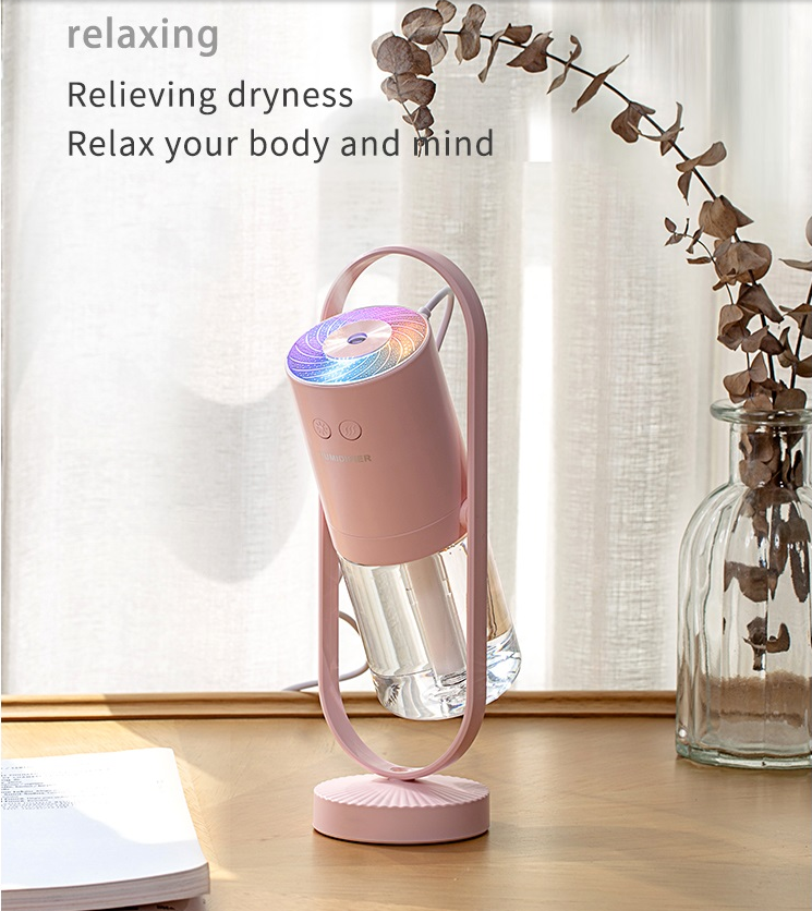 USB Air Humidifier With Projection Night Light, Ultrasonic