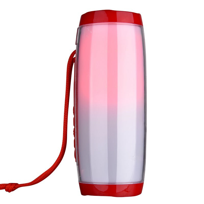 Portable 10W Waterproof Bluetooth Speaker with Subwoofer and LED Lights