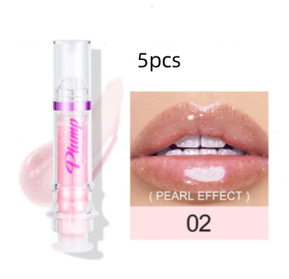 Glossy Tube Lip Gloss, Rich Colour Mirror Finish Liquid