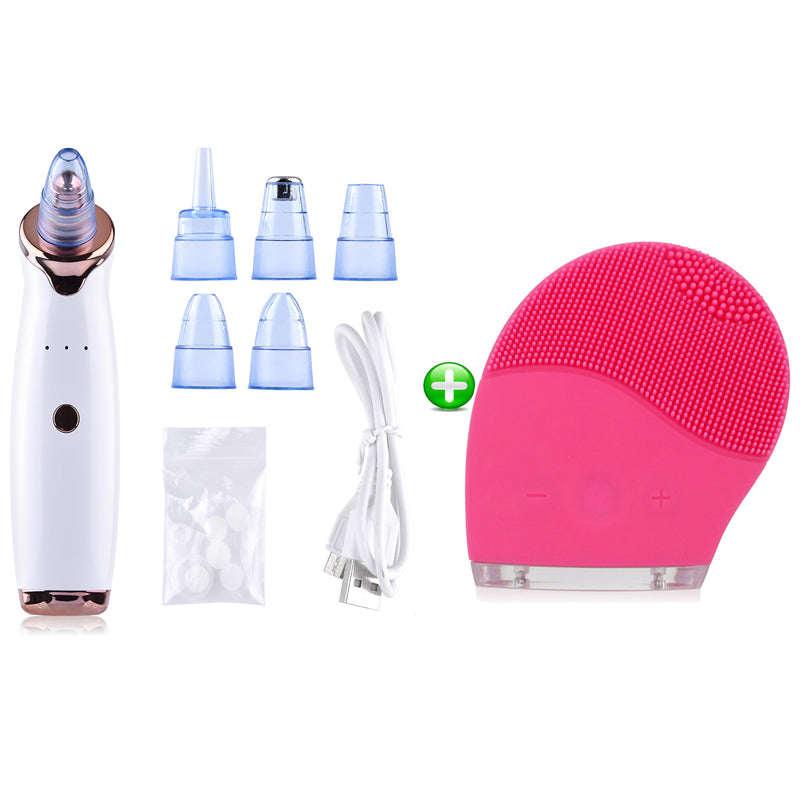 Electric Facial Cleansing Device for Pore Care, Rechargeable Beauty Tool