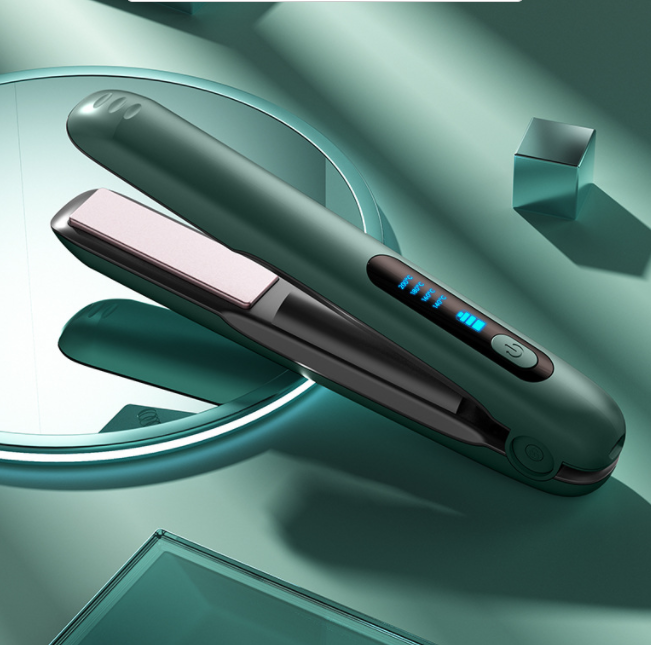 Cordless Mini Hair Straightener And Curler With USB Charging