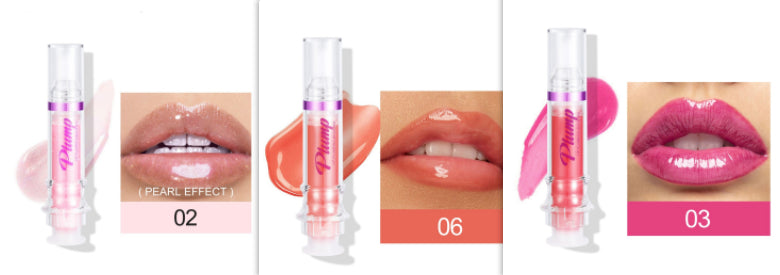 Glossy Tube Lip Gloss, Rich Colour Mirror Finish Liquid