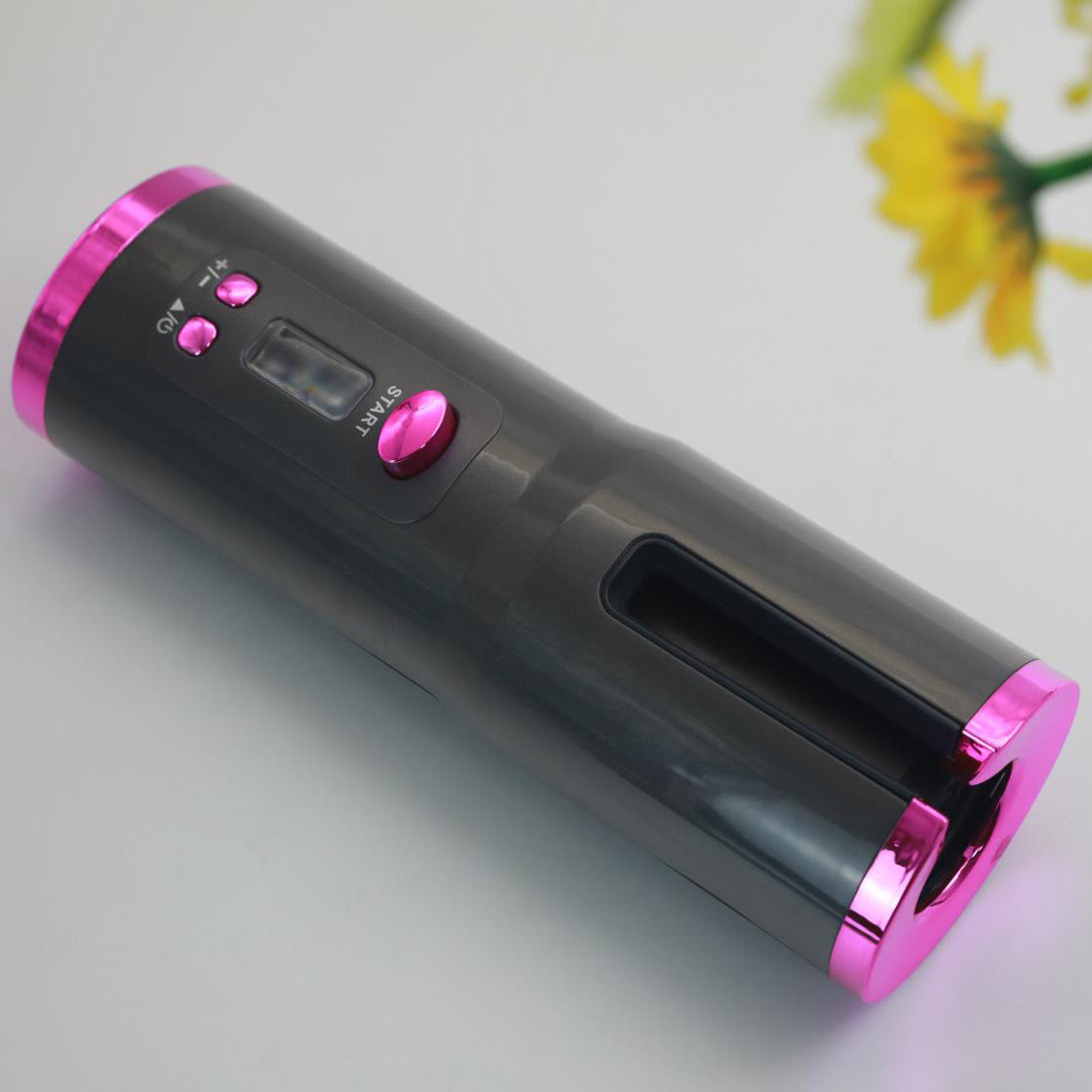 Cordless Automatic Hair Curler, Wireless Rotating Curling Iron