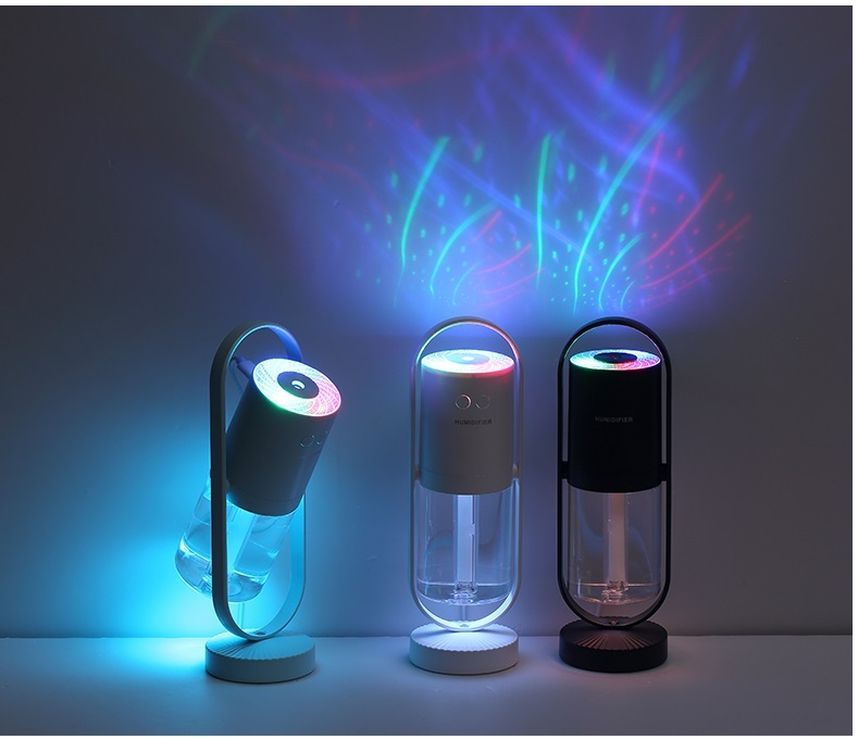 USB Air Humidifier With Projection Night Light, Ultrasonic