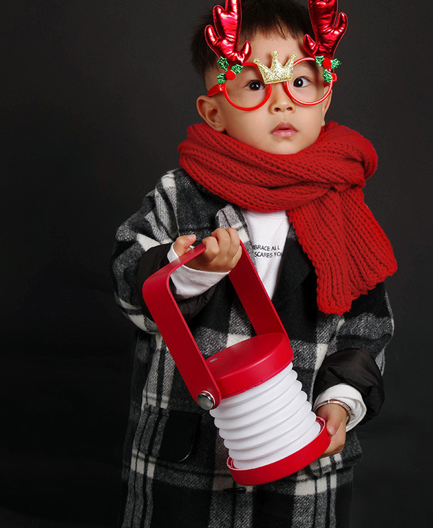 Foldable Touch Dimmable LED Reading Night Light, Rechargeable
