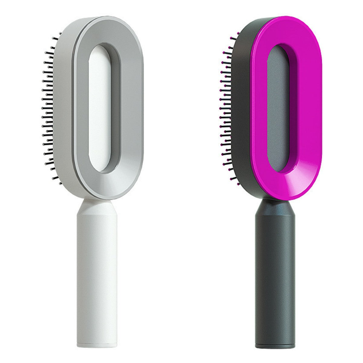 Self-Cleaning Airbag Hair Brush With Scalp Massage, Anti-Static