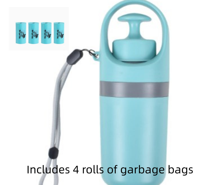 Portable Dog Poop Scooper With Built-In Bag Dispenser
