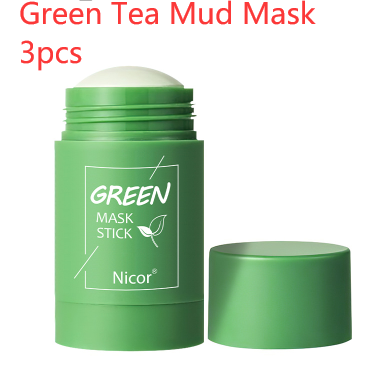 Green Tea Cleansing Clay Mask Stick For Oil Control And Pores