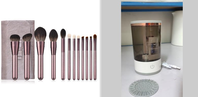 Electric Makeup Brush Cleaner With USB Charging, Automatic Spin