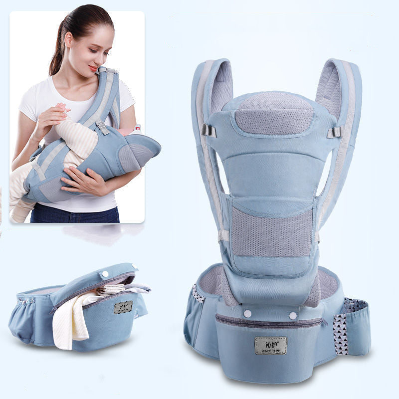 Ergonomic 3-in-1 Baby Hip Seat Carrier, Front Facing and Breathable