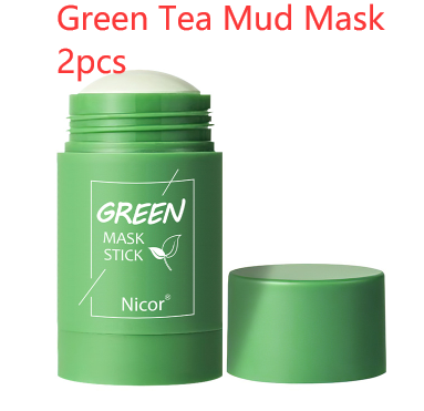 Green Tea Cleansing Clay Mask Stick For Oil Control And Pores