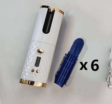 Cordless Automatic Hair Curler, Wireless Rotating Curling Iron
