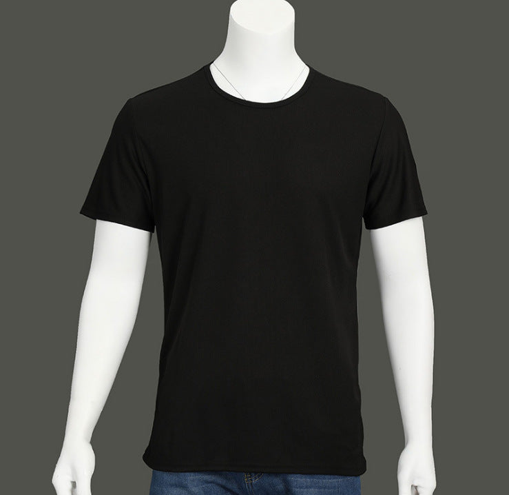 Men's Quick-Drying Waterproof T-Shirt, Half Sleeve Bottoming Top