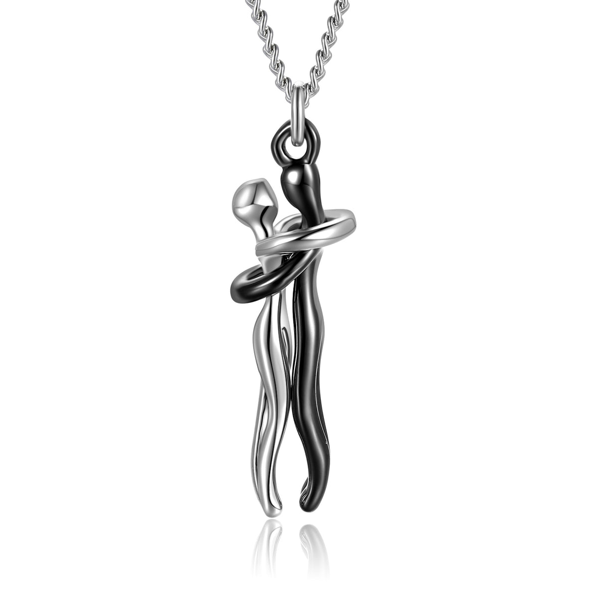 Love Hug Necklace For Couples, Simple Clavicle Chain Gift