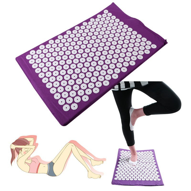 Acupressure Yoga Cushion and Massage Pillow, Spike Mat for Home Relaxation