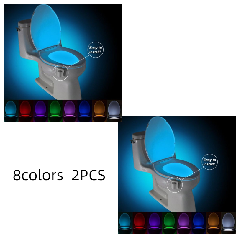 Toilet Induction LED Night Light with Colour Choices for the Bathroom