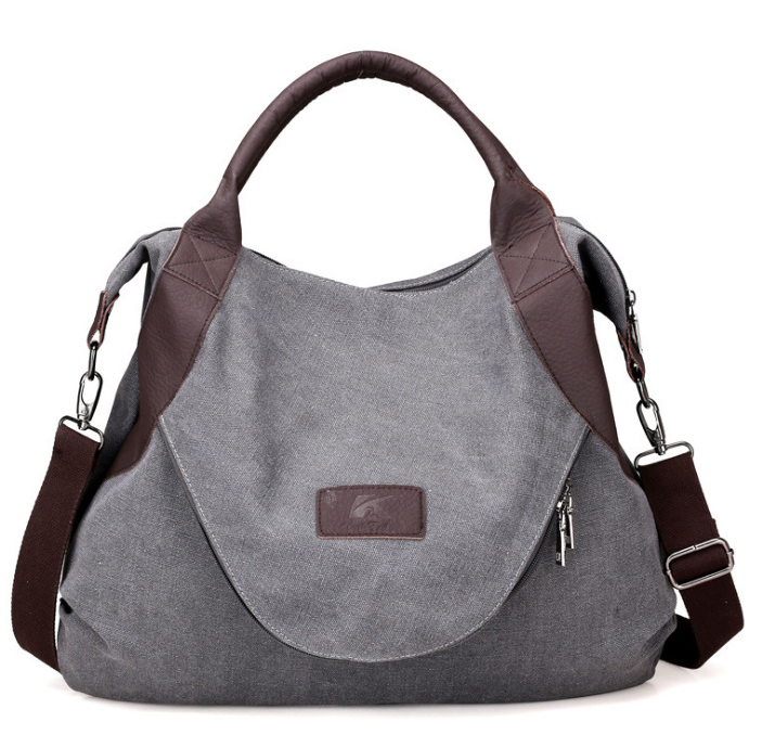 Women's Minimalist Retro Canvas Shoulder Crossbody Bag