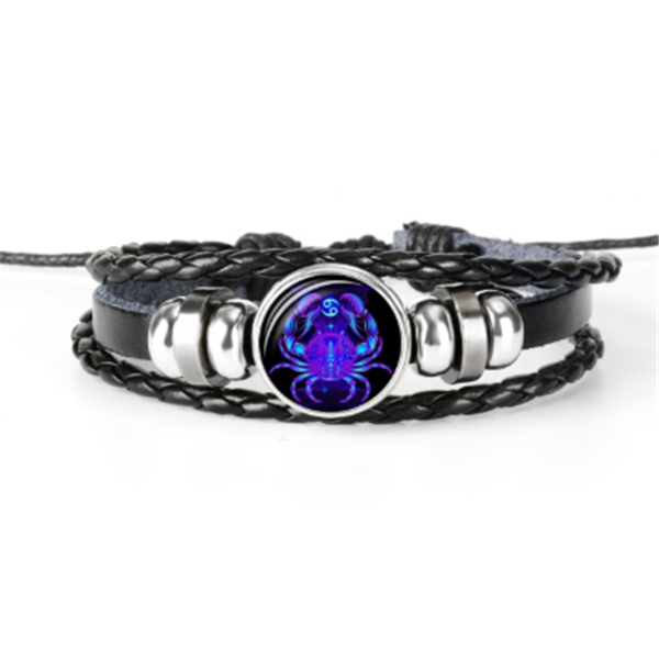 12 Zodiac Constellation Luminous Braided Bracelet for Everyone