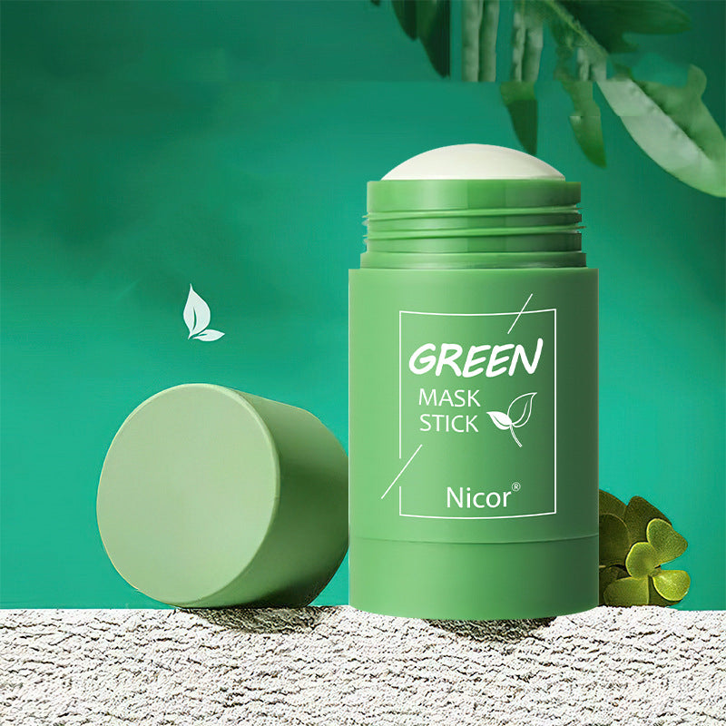 Green Tea Cleansing Clay Mask Stick For Oil Control And Pores