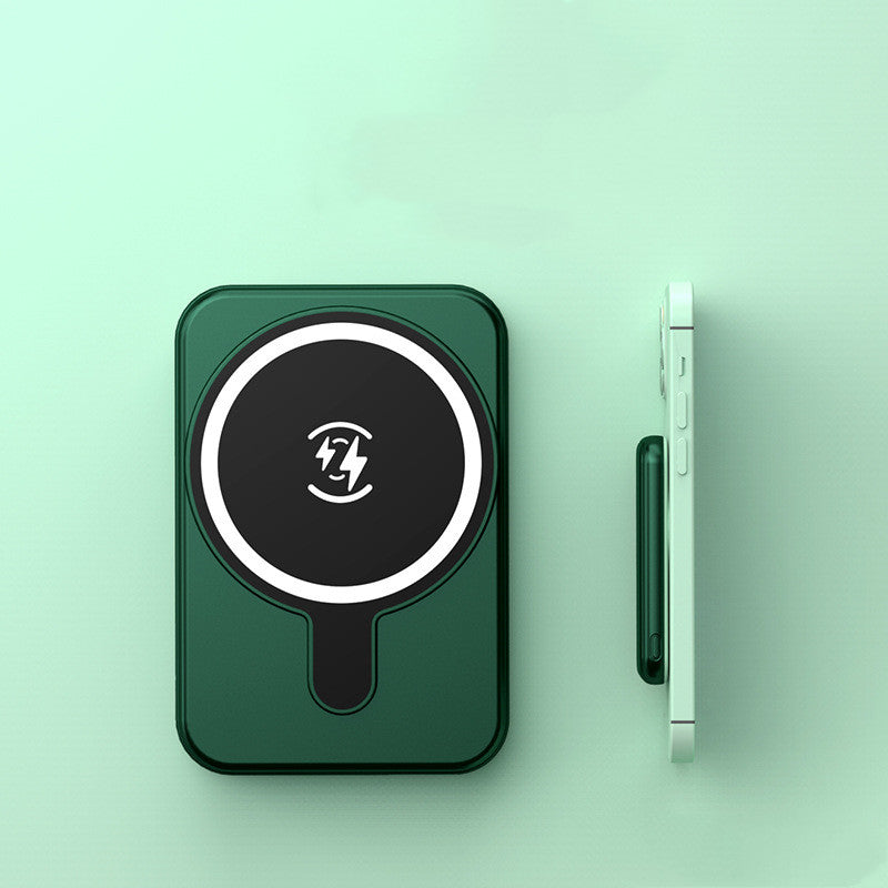 Mini Magnetic Wireless Power Bank 5000mAh with Fast Charging