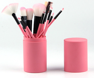 12-Piece Makeup Brush Set for Blush, Eyeshadow and Highlighter