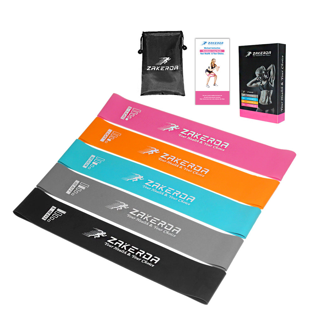 Yoga Resistance Rubber Bands for Pilates and Home Fitness