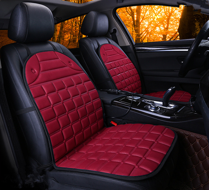 12V Car Heated Seat Cushion, Plug-In Winter Seat Warmer