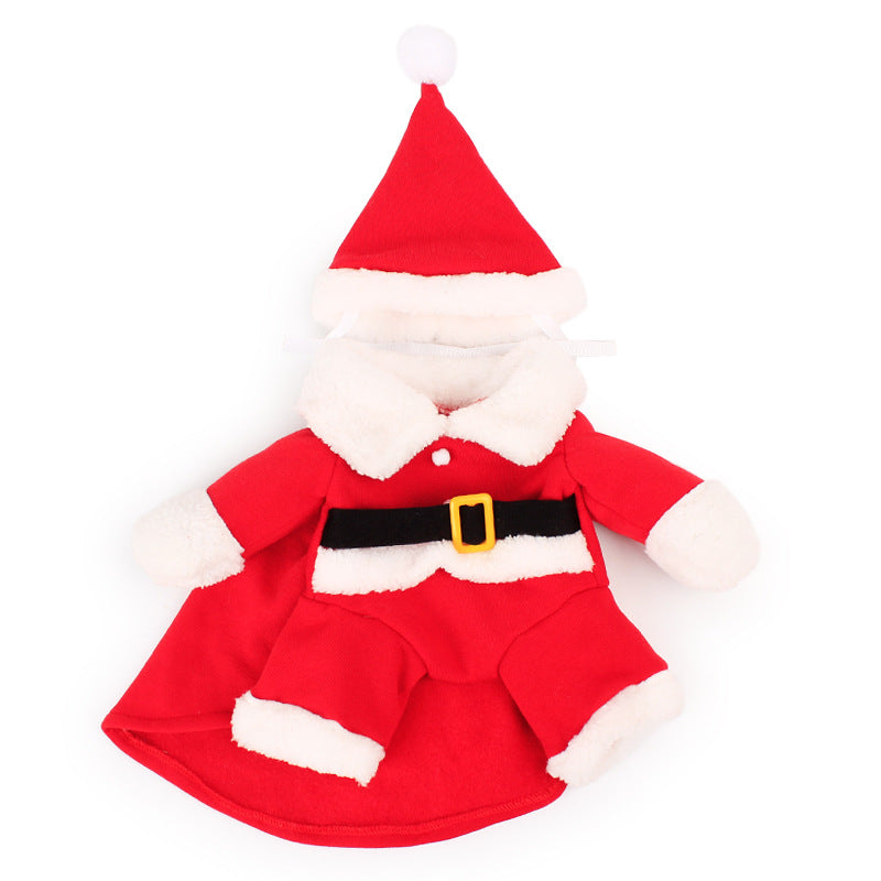 Pet Christmas Standing Costume for Dogs and Cats