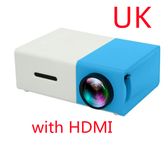 Mini HD LED Home Cinema Projector with HDMI and USB Audio