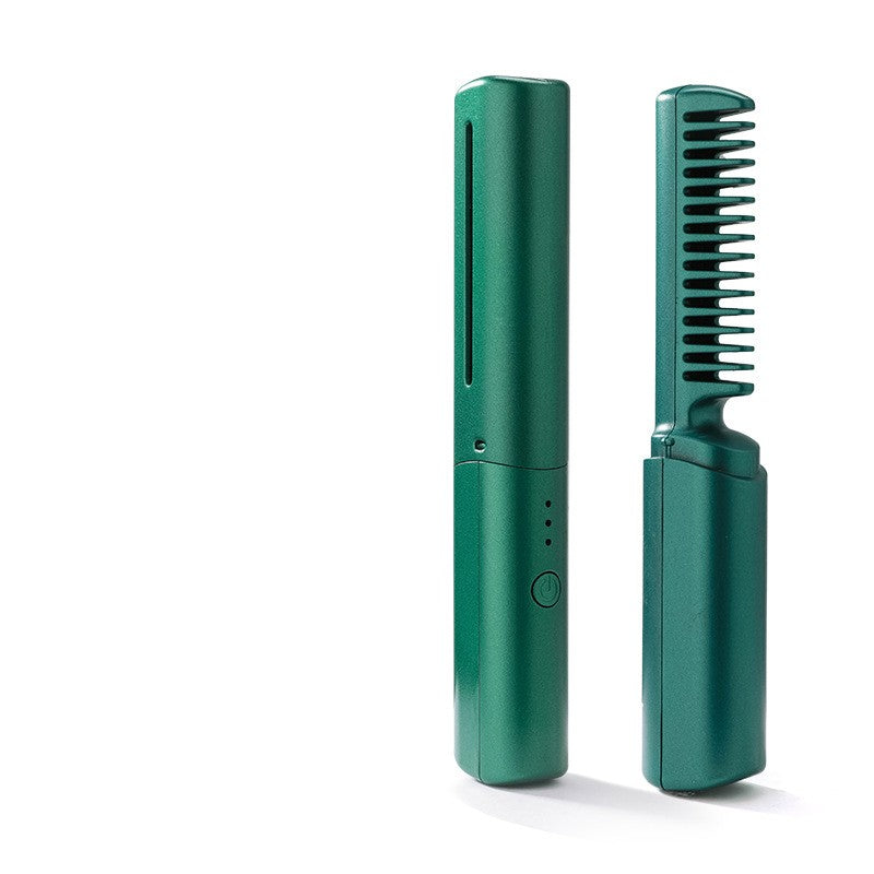 Professional Cordless Hair Straightener Comb, Fast Heating