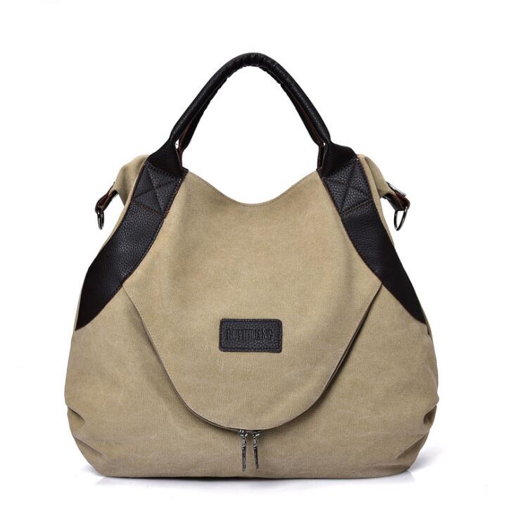 Women's Minimalist Retro Canvas Shoulder Crossbody Bag