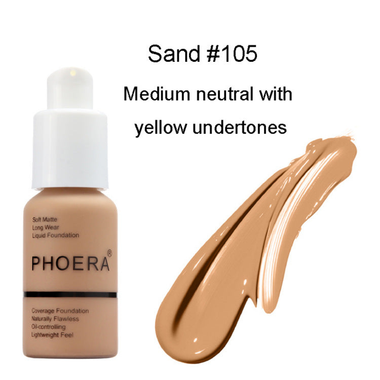 Matte Concealer Foundation Cream for Oil Control and Natural Cover