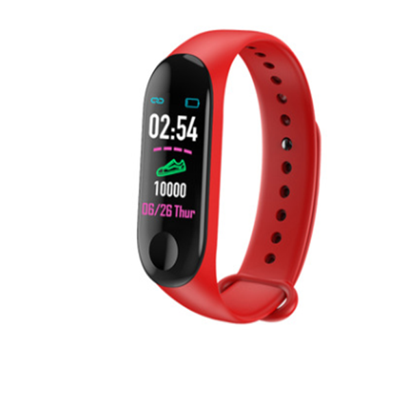 Smart Bracelet with Heart Rate and Blood Pressure Display for Exercise