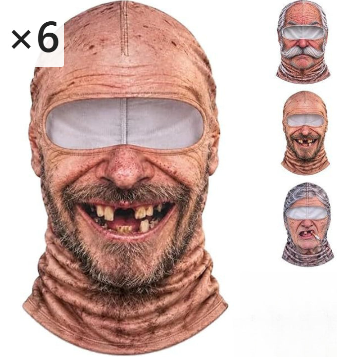 Realistic Winter Balaclava Face Mask, Windproof Fun Costume