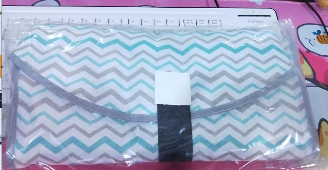 Portable Waterproof Diaper Changing Pad Clutch for Newborns, Foldable Mat
