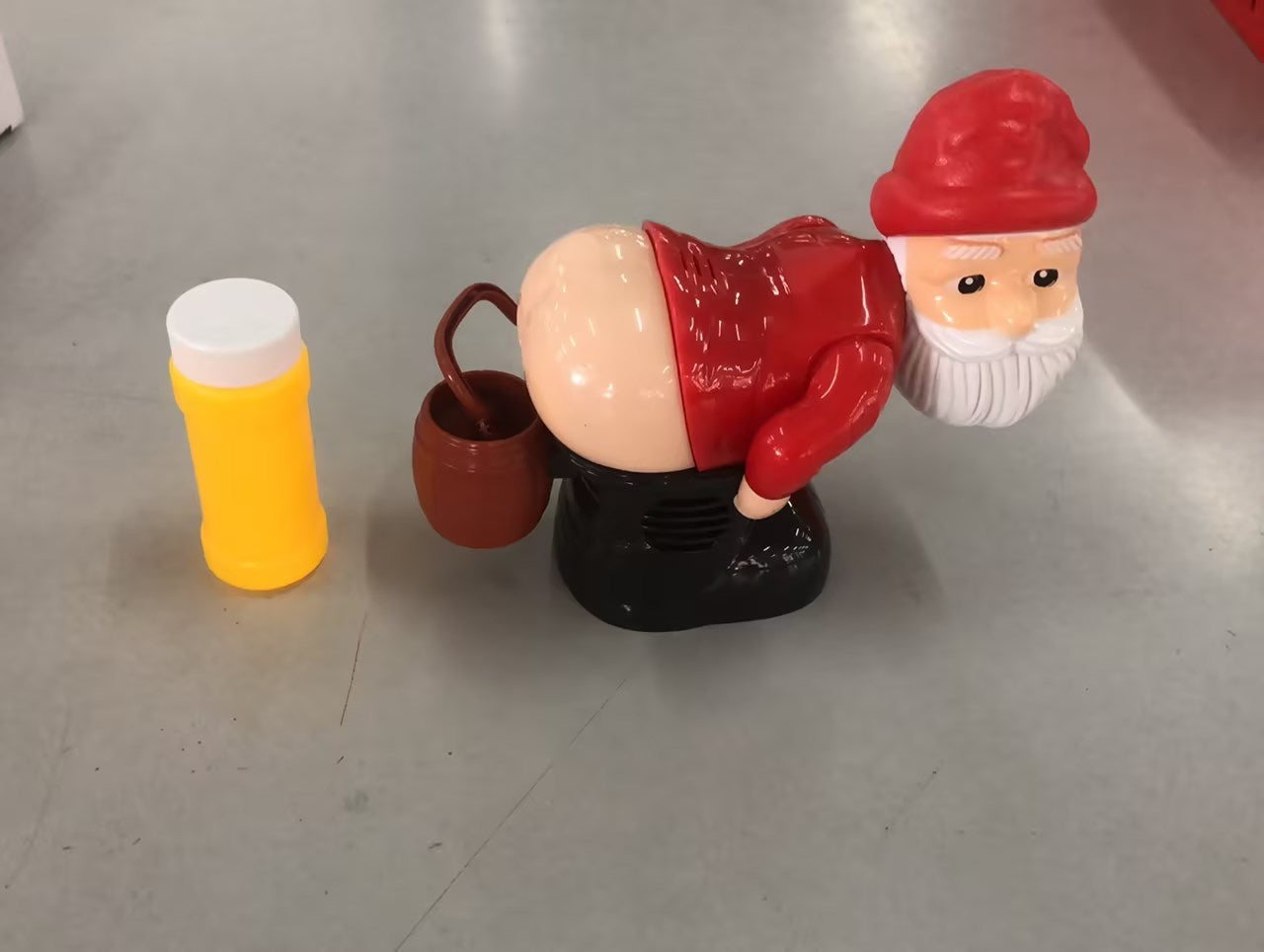 Electric Santa Claus Bubble Machine with Music and Lights