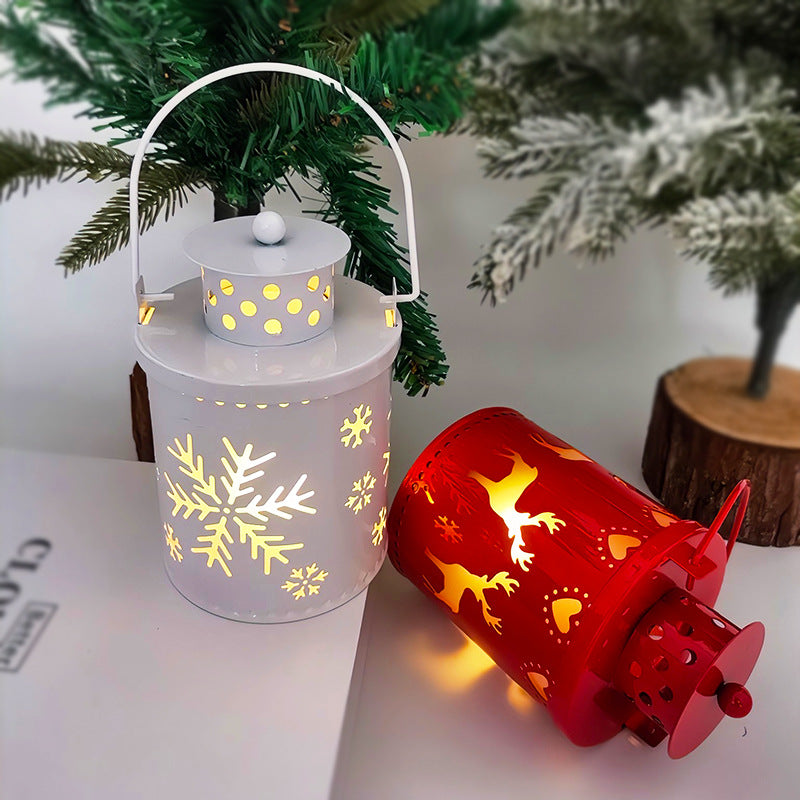 Christmas LED Candle Lanterns with Flameless Warm Glow