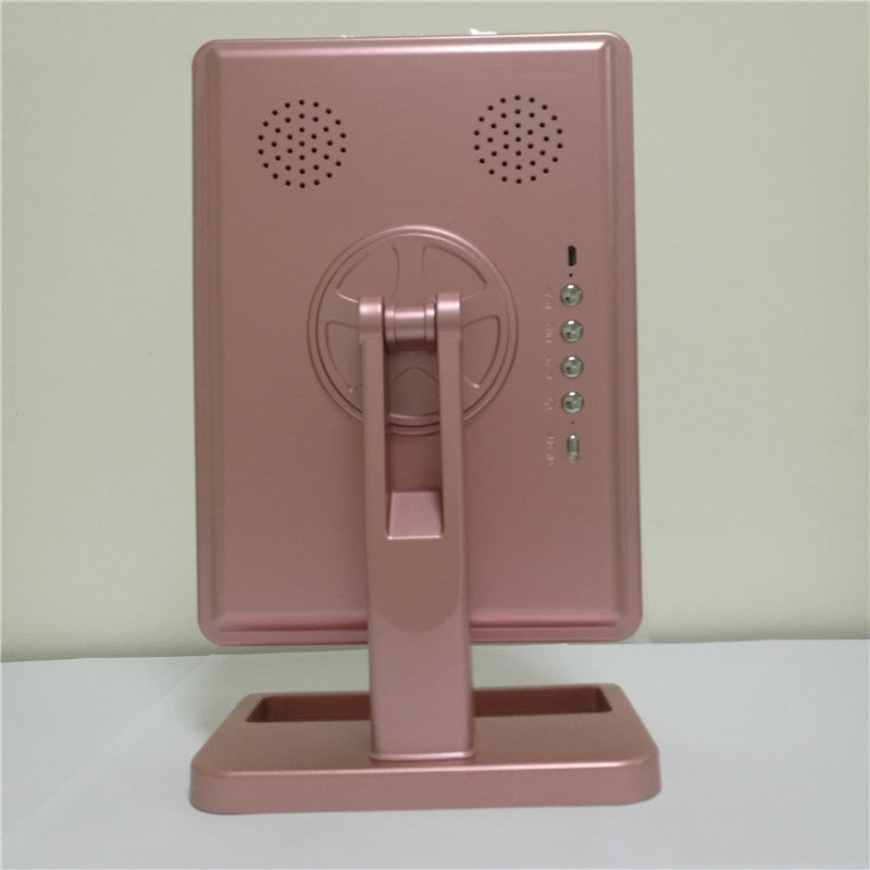 Touch Screen Makeup Mirror with 20 LED Lights and Bluetooth Speaker