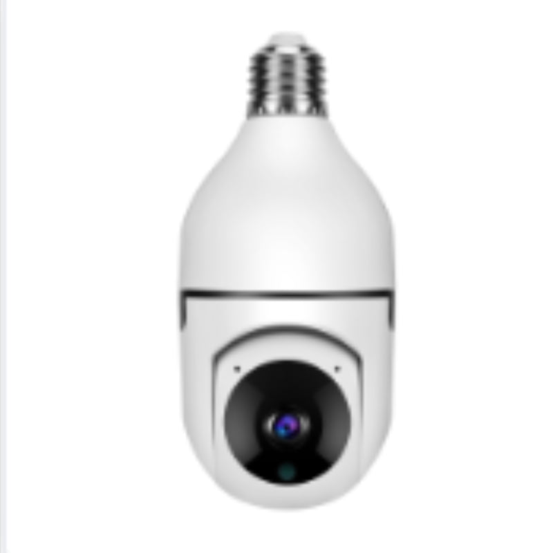 1080P WiFi Bulb Security Camera With 4X Zoom And Motion Alarm
