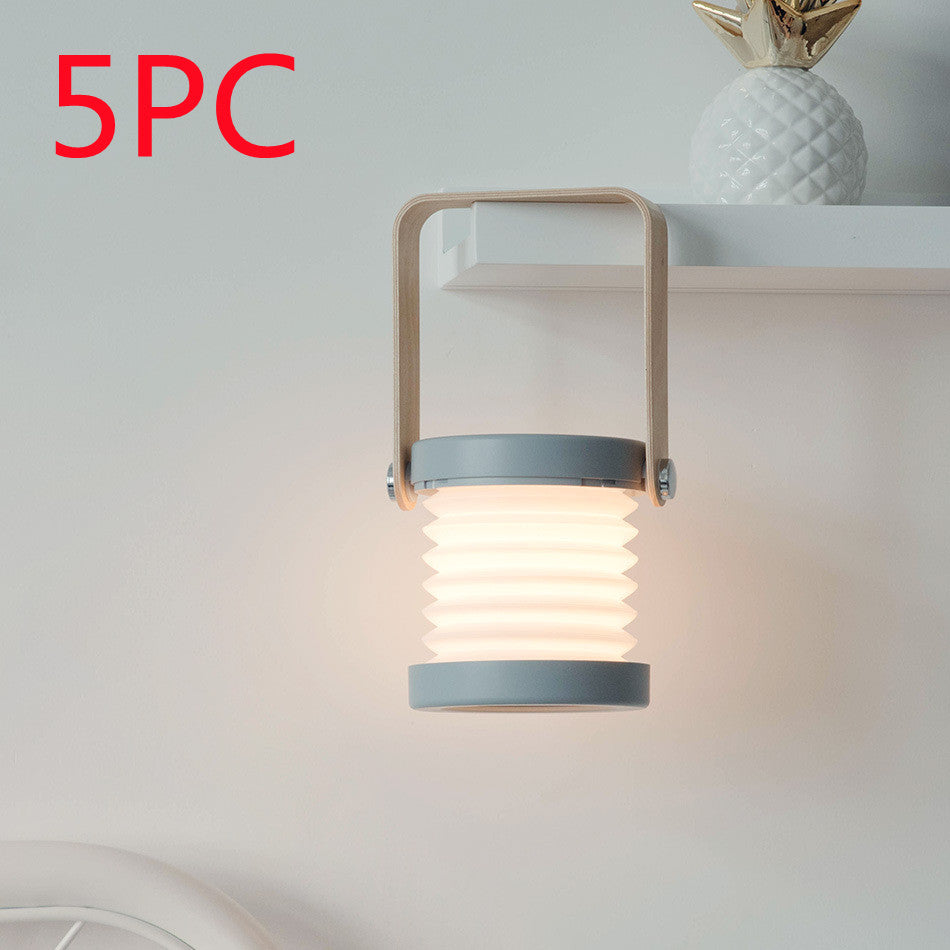 Foldable Touch Dimmable LED Reading Night Light, Rechargeable