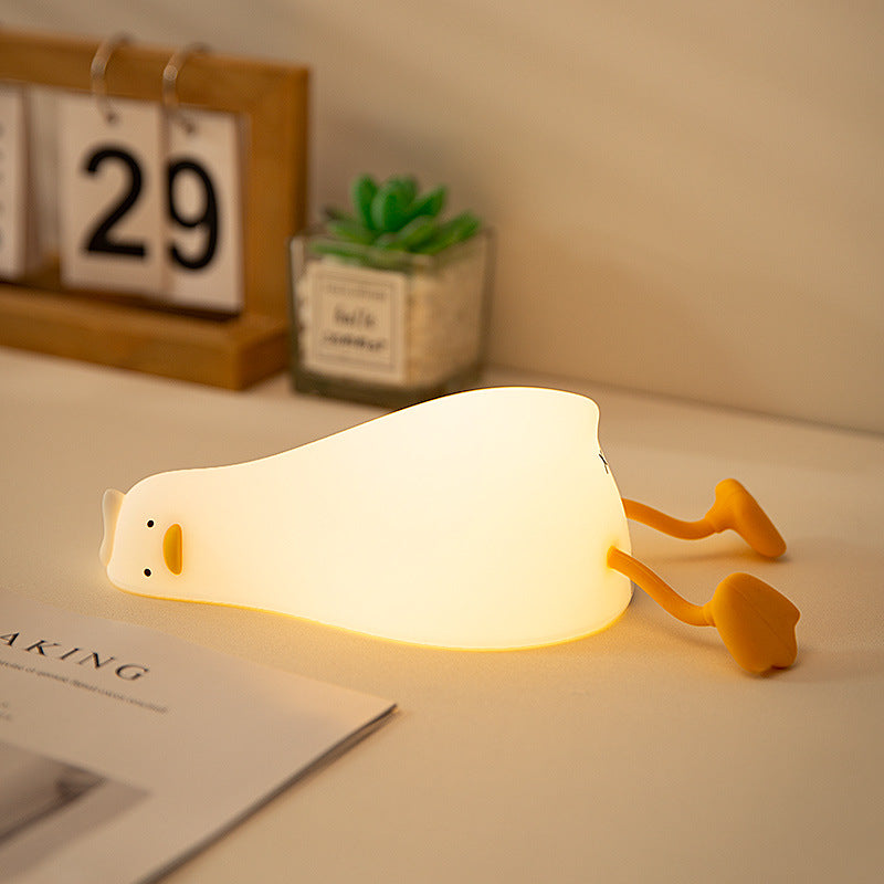 Cute Silicone Touch Night Light for Kids with Soft Squishy Finish