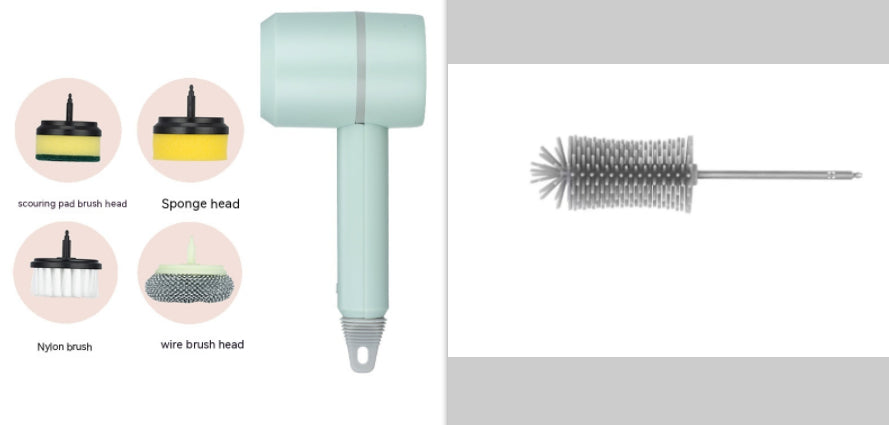 Cordless Electric Cleaning Brush For Dishes, Bathtub And Tiles