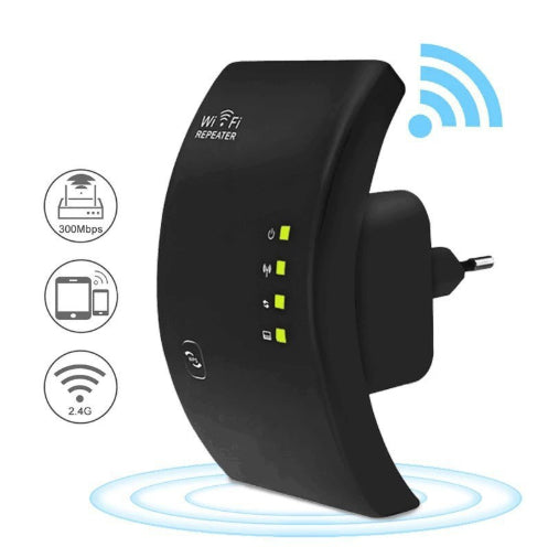 WiFi Repeater Range Extender with LAN Port and 300Mbps Speed