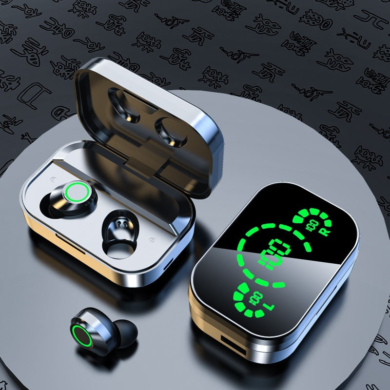 Wireless Bluetooth TWS Earbuds With LED Display And Charging Case