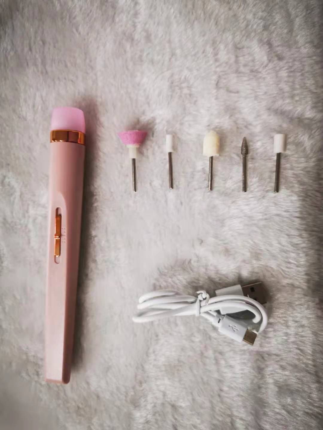 5-in-1 Cordless Electric Nail Drill Set with LED Light