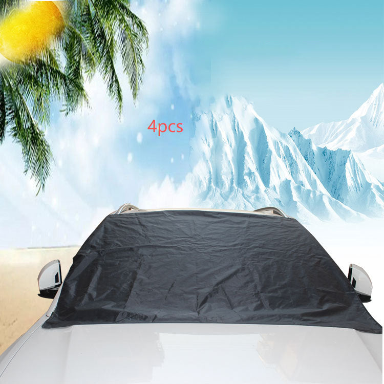 Magnetic Car Windshield Cover, Waterproof Snow and Frost Sunshade