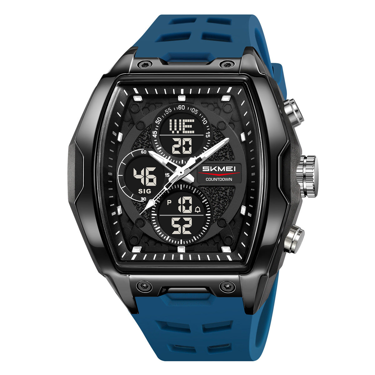 Multicolour Sports Digital Watch with Easy-Read Display for Everyday