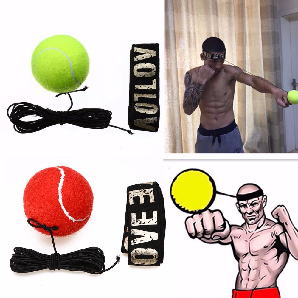 Boxing Reflex Speed Ball with Headband, Soft Punch Ball for Training